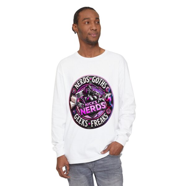 NicksNerds Unisex Garment-dyed Long Sleeve T-Shirt