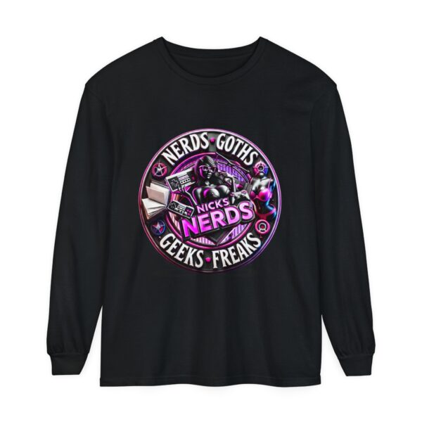 NicksNerds Unisex Garment-dyed Long Sleeve T-Shirt