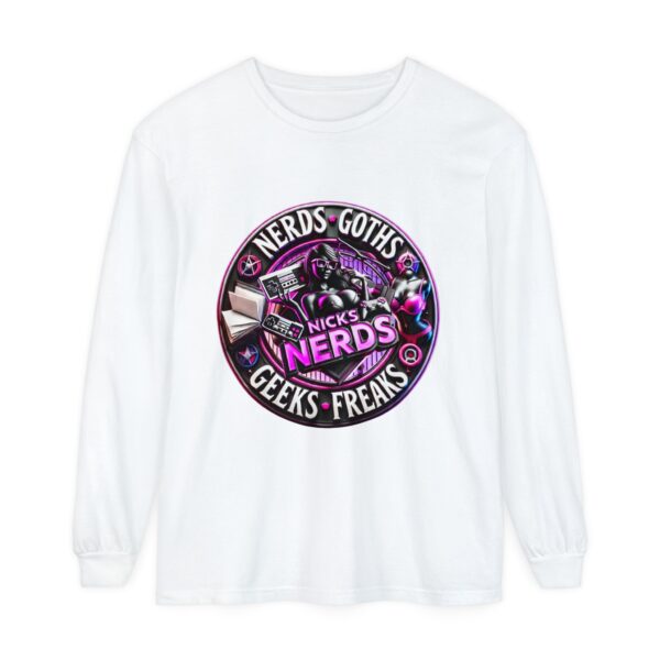 NicksNerds Unisex Garment-dyed Long Sleeve T-Shirt